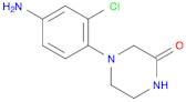 4-(4-Amino-2-chlorophenyl)-2-piperazinone
