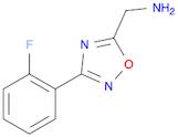 1-[3-(2-fluorophenyl)-1,2,4-oxadiazol-5-yl]methanamine