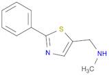 N-methyl-1-(2-phenyl-1,3-thiazol-5-yl)methanamine