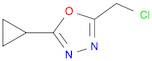 2-(chloromethyl)-5-cyclopropyl-1,3,4-oxadiazole