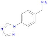 1-[4-(1H-1,2,4-triazol-1-yl)phenyl]methanamine