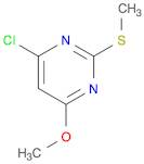 4-Chloro-6-methoxy-2-(methylthio)pyrimidine