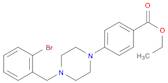 4-[4-[(2-Bromophenyl)methyl]-1-piperazinyl]benzoic Acid Ethyl Ester
