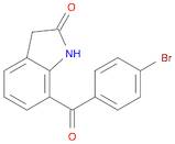 7-(4-Bromobenzoyl)-1,3- dihydro-2H-indol-2-one