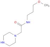 N-(3-METHOXYPROPYL)-2-PIPERAZIN-1-YLACETAMIDE