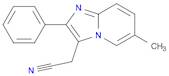 (6-METHYL-2-PHENYL-IMIDAZO[1,2-A]PYRIDIN-3-YL)-ACETONITRILE