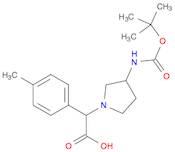 (3-BOC-AMINO-PYRROLIDIN-1-YL)-P-TOLYL-ACETIC ACID