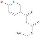 ETHYL 3-(6-BROMOPYRIDIN-3-YL)-3-OXOPROPANOATE