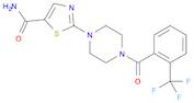 2-(4-(2-(TrifluoroMethyl)benzoyl)piperazin-1-yl)thiazole-5-carboxaMide