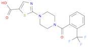 2-(4-(2-(TrifluoroMethyl)benzoyl)piperazin-1-yl)thiazole-5-carboxylic acid