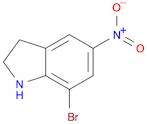 7-BROMO-5-NITROINDOLINE
