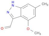 4-METHOXY-6-METHYL-3-(1H)INDAZOLE CARBOXALDEHYDE