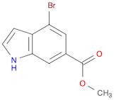 1H-Indole-6-carboxylic acid, 4-broMo-, Methyl ester