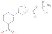 1-(1-TERT-BUTOXYCARBONYL-PYRROLIDIN-3-YL)-PIPERIDINE-3-CARBOXYLIC ACID