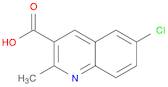 6-CHLORO-2-METHYLQUINOLINE-3-CARBOXYLIC ACID