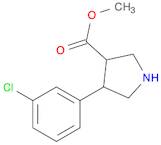 Trans-Methyl 4-(3-chlorophenyl)pyrrolidine-3-carboxylate-HCl