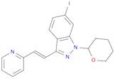 (E)-6-Iodo-3-[2-(pyridin-2-yl)ethenyl]-1-(tetrahydro-2H-pyran-2-yl)-1H-indazole