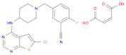Benzonitrile,5-[[4-[(6-chlorothieno[2,3-d]pyrimidin-4-yl)amino]-1-piperidinyl]methyl]-2-fluoro-, (2Z)-2-butenedioate (1:1)