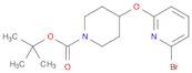 4-(6-BroMo-pyridin-2-yloxy)-piperidine-1-carboxylic acid tert-butyl ester, 98+% C15H21BrN2O3, MW
