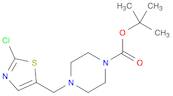 4-(2-Chloro-thiazol-5-ylMethyl)-piperazine-1-carboxylic acid tert-butyl ester, 98+% C13H20ClN3O2S, MW