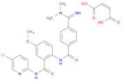 N-(5-Chloro-2-pyridinyl)-2-[[4-[(dimethylamino)iminomethyl]benzoyl]amino]-5-methoxybenzamide (2Z)-2-butenedioate (1