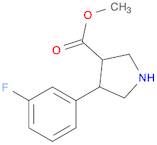 Trans-Methyl 4-(3-fluorophenyl)pyrrolidine-3-carboxylate