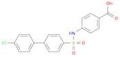 4-((4'-chloro-[1,1'-biphenyl])-4-sulfonamido)benzoic acid