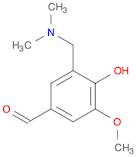 3-[(DIMETHYLAMINO)METHYL]-4-HYDROXY-5-METHOXYBENZENECARBALDEHYDE