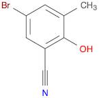 5-BROMO-2-HYDROXY-3-METHYL-BENZONITRILE