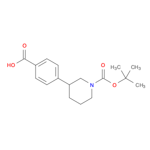 3-(4-Carboxy-phenyl)-piperidine-1-carboxylic acid tert-butyl ester