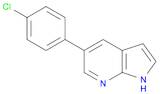 1H-Pyrrolo[2,3-b]pyridine, 5-(4-chlorophenyl)-