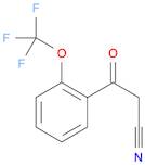 3-Oxo-3-[2-(trifluoromethoxy)phenyl]propanenitrile, 3-Oxo-3-[2-(trifluoromethoxy)phenyl]propionitr…
