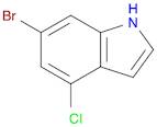 1H-Indole, 6-broMo-4-chloro-