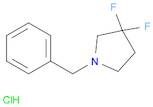 1-benzyl-3,3-difluoropyrrolidine hydrochloride
