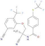 BenzaMide, N-[(1S)-1-cyano-2-[5-cyano-2-(trifluoroMethyl)phenoxy]-1-Methylethyl]-4-[(trifluoroMethyl)thio]-