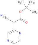 tert-butyl 2-cyano-2-(pyrazin-2-yl)acetate