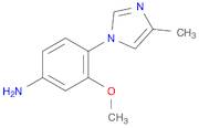 3-Methoxy-4-(4-methyl-1H-imidazol-1-yl)aniline