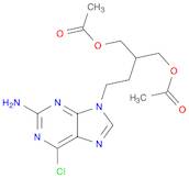 2-(2-(2-Amino-6-chloro-9H-purin-9-yl)ethyl)propane-1,3-diyl diacetate