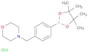 4-(4-(4,4,5,5-Tetramethyl-1,3,2-dioxaborolan-2-yl)benzyl)morpholine hydrochloride