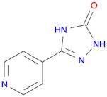 3-(Pyridin-4-yl)-1H-1,2,4-triazol-5(4H)-one