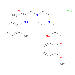 N-(2,6-Dimethylphenyl)-2-(4-(2-hydroxy-3-(2-methoxyphenoxy)propyl)piperazin-1-yl)acetamide dihydrochloride