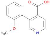 4-Pyridinecarboxylic acid, 3-(2-methoxyphenyl)-