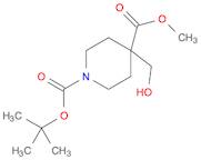 1-tert-butyl4-methyl4-(hydroxymethyl)piperidine-1,4-dicarboxylate
