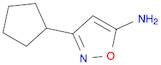 3-cyclopentyl-1,2-oxazol-5-amine