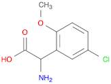 2-Amino-2-(5-chloro-2-methoxyphenyl)acetic acid