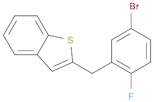 2-[(5-bromo-2-fluorophenyl)methyl]-1-benzothiophene