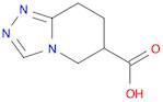 5,6,7,8-tetrahydro-[1,2,4]triazolo[4,3-a]pyridine-6-carboxylic acid