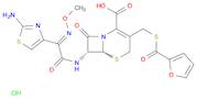 5-Thia-1-azabicyclo[4.2.0]oct-2-ene-2-carboxylic acid,7-[[(2Z)-(2-amino-4-thiazolyl)(methoxyimino)acetyl]amino]-3-[[(2-furanylcarbonyl)thio]methyl]-8-oxo-, monohydrochloride, (6R,7R)-