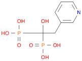 Phosphonic acid, [1-hydroxy-2-(3-pyridinyl)ethylidene]bis-