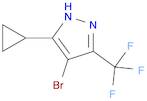 4-Bromo-3-Cyclopropyl-5-(Trifluoromethyl)-1H-Pyrazole